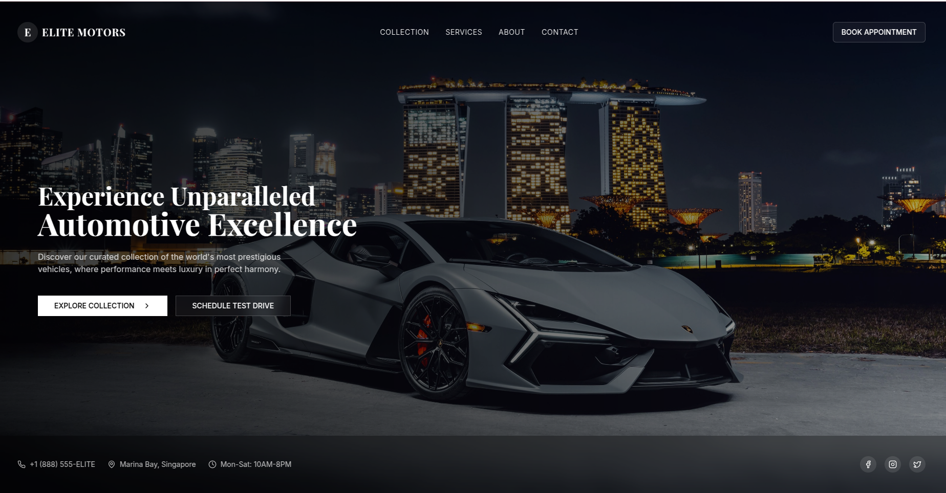 Elite Motors - Luxury Car Dealership